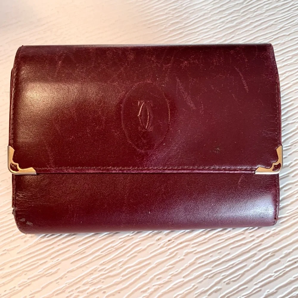 Cartier vintage burgundy